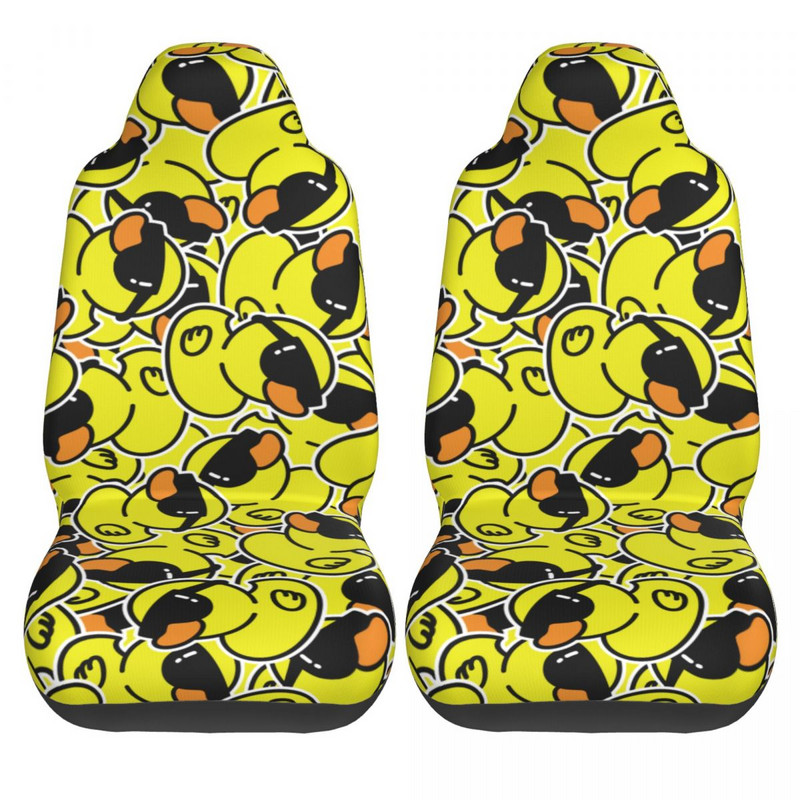 Model de rață galbenă de desene animate Husă universală pentru scaun auto Off-Road AUTOYOUTH Husă pentru scaune pentru auto Protecție pentru scaune din fibră