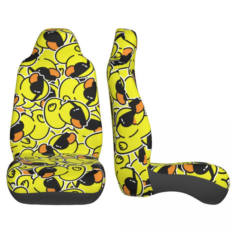 Model de rață galbenă de desene animate Husă universală pentru scaun auto Off-Road AUTOYOUTH Husă pentru scaune pentru auto Protecție pentru scaune din fibră