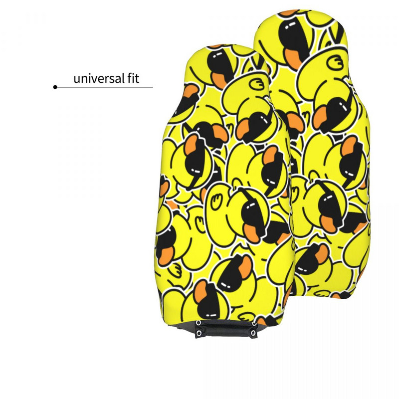 Model de rață galbenă de desene animate Husă universală pentru scaun auto Off-Road AUTOYOUTH Husă pentru scaune pentru auto Protecție pentru scaune din fibră