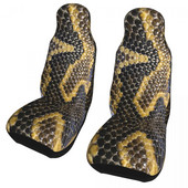 Snake Skin Universalus automobilio sėdynės užvalkalo apsauginis salono priedai Kelionių gyvūnų kailių sėdynės pagalvėlės poliesterio automobilių priedai