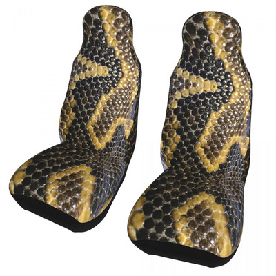 Snake Skin Universalus automobilio sėdynės užvalkalo apsauginis salono priedai Kelionių gyvūnų kailių sėdynės pagalvėlės poliesterio automobilių priedai
