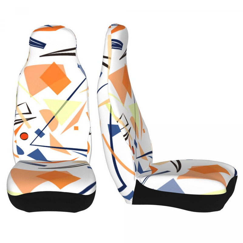 Nuostabus geometrinis raštas universalus automobilio sėdynės užvalkalas, atsparus vandeniui visureigių automobilių sėdynių užvalkalams poliesterio medžioklė