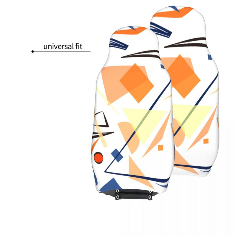 Nuostabus geometrinis raštas universalus automobilio sėdynės užvalkalas, atsparus vandeniui visureigių automobilių sėdynių užvalkalams poliesterio medžioklė