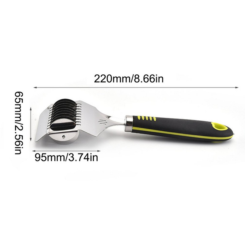 Makaronų grotelių ritininis tešlos pjaustytuvas Makaronų pjaustyklės volelis Neslystantis patogi rankena nerūdijančio plieno makaronų spagečių gaminimo mašina