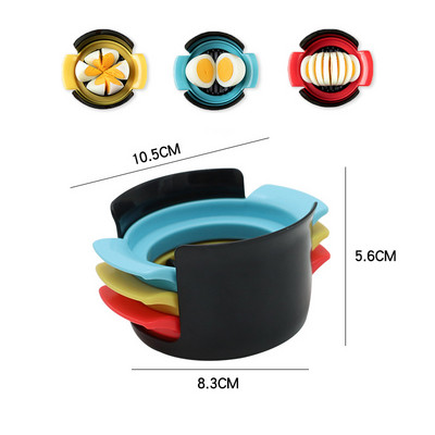 Muna viilutaja 3 ühes Tükeldatud munad Keedetud munad Lõikur Majapidamises kasutatavad puuviljad Vorstid Lõikelilled Bento vormija Köögitarvikud Roostetõrje