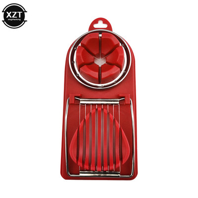 2 în 1 din oțel inoxidabil de tăiat ouă tăietor de ouă tăietor de ouă secționare cutter matriță în formă de floare prânz tăietor carne gadget-uri de bucătărie