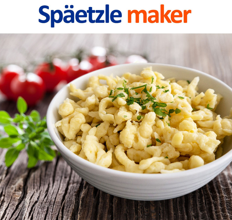 Nerūdijančio plieno obliavimo staklės Spaetzle daugiafunkcis Gnocchi oblius kiaušinių makaronų koldūnų gaminimo įrankis su saugos trintuvu virtuvės įrankiais