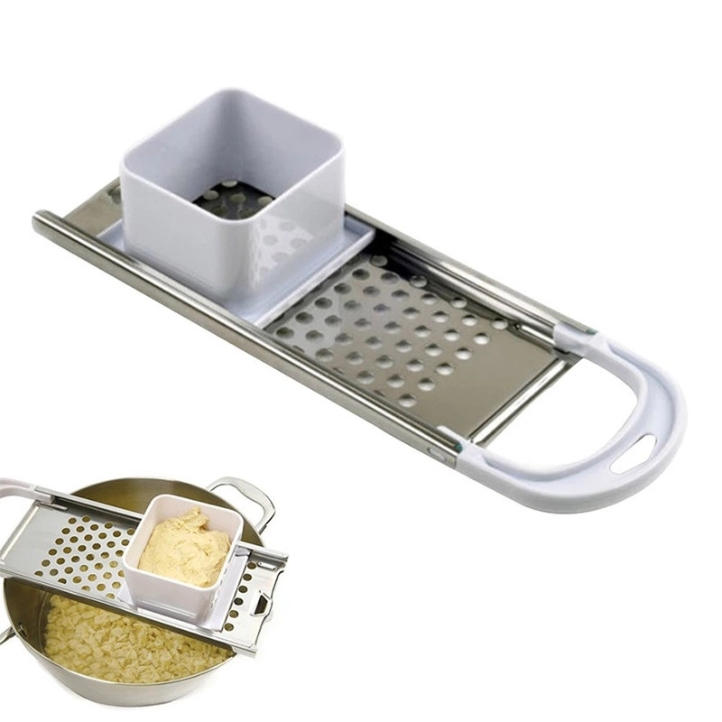 Nerūdijančio plieno obliavimo staklės Spaetzle daugiafunkcis Gnocchi oblius kiaušinių makaronų koldūnų gaminimo įrankis su saugos trintuvu virtuvės įrankiais