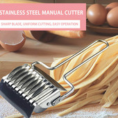 Mașină de presat Mâner anti-alunecare Gadget de bucătărie Spaetzle Maker Cuțit tăiat tăiței 1PC Secțiune manuală tăietor eșalotă