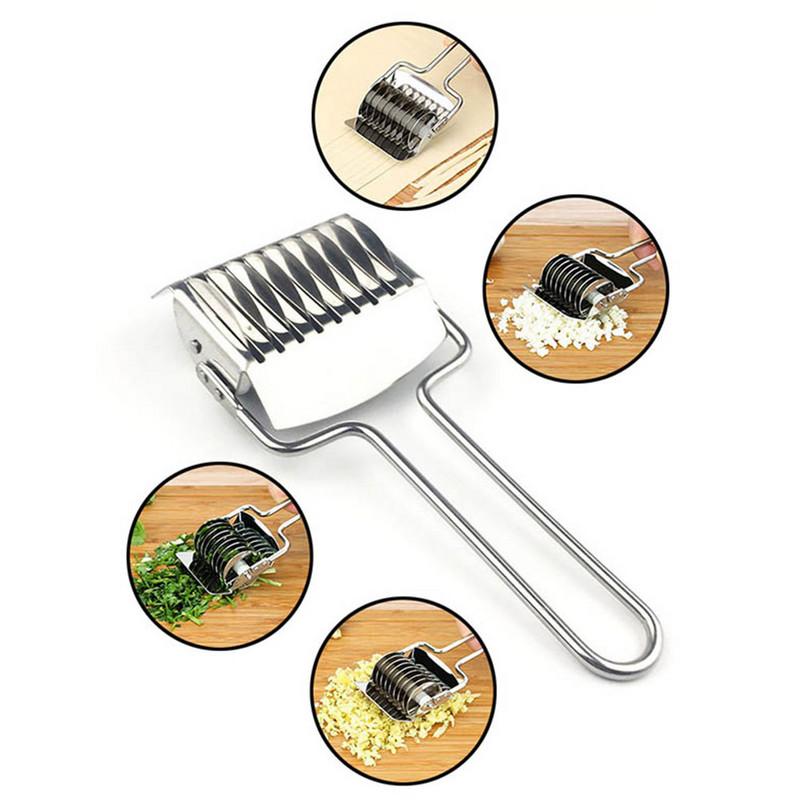 Mașină de presat Mâner anti-alunecare Gadget de bucătărie Spaetzle Maker Cuțit tăiat tăiței 1PC Secțiune manuală tăietor eșalotă