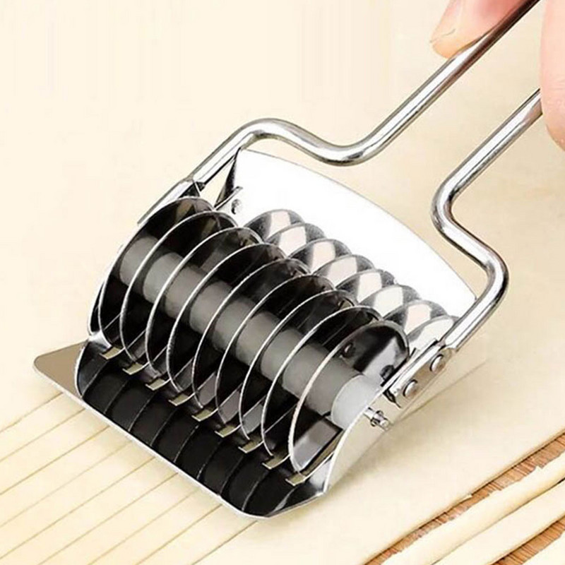 Mașină de presat Mâner anti-alunecare Gadget de bucătărie Spaetzle Maker Cuțit tăiat tăiței 1PC Secțiune manuală tăietor eșalotă