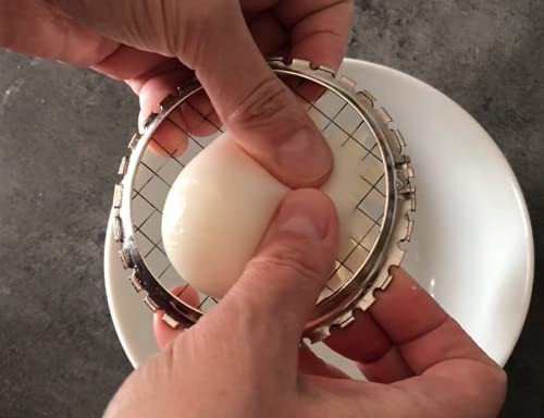 Nauja nerūdijančio plieno virtų kiaušinių pjaustyklė daugiafunkcė rankinė bulvių pjaustyklė braškių vaisių pjaustyklė virtuvės tiekimo kiaušinių įrankiai