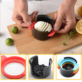 Kolm ühes munalõikur kõvaks keedetud munade roostevabast terasest traadist viilutaja maasika puuviljalõikur köögitarvikud TS2 munatööriistad