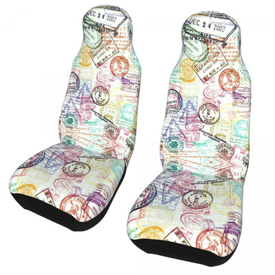 Senoviniai paso antspaudai Universalus automobilio sėdynės užvalkalas, atsparus vandeniui, skirtas visureigiui Rome Paris City Automobilinės sėdynės kilimėlis Audinys Automobilių priedai