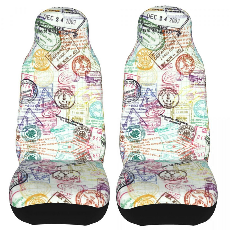 Senoviniai paso antspaudai Universalus automobilio sėdynės užvalkalas, atsparus vandeniui, skirtas visureigiui Rome Paris City Automobilinės sėdynės kilimėlis Audinys Automobilių priedai