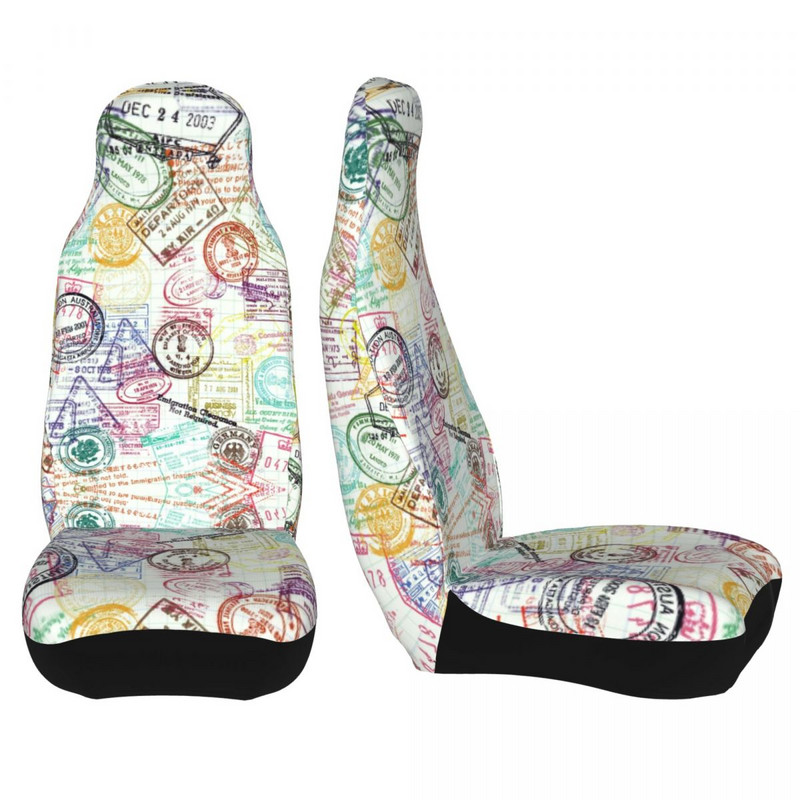 Senoviniai paso antspaudai Universalus automobilio sėdynės užvalkalas, atsparus vandeniui, skirtas visureigiui Rome Paris City Automobilinės sėdynės kilimėlis Audinys Automobilių priedai