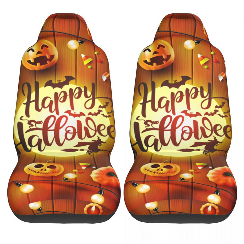 Halloweeni elemendid Spooky Pumpkin universaalne autoistme kate Four Seasons AUTOYOUTH autoistmete katted polüester auto stiil