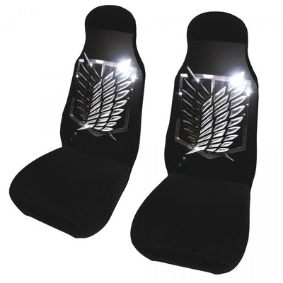 Attack On Titan Survey Corps Shine Husă universală pentru scaunul de mașină pentru majoritatea mașinilor Protecție pentru scaunul de mașină de călătorie Poliester Pescuit