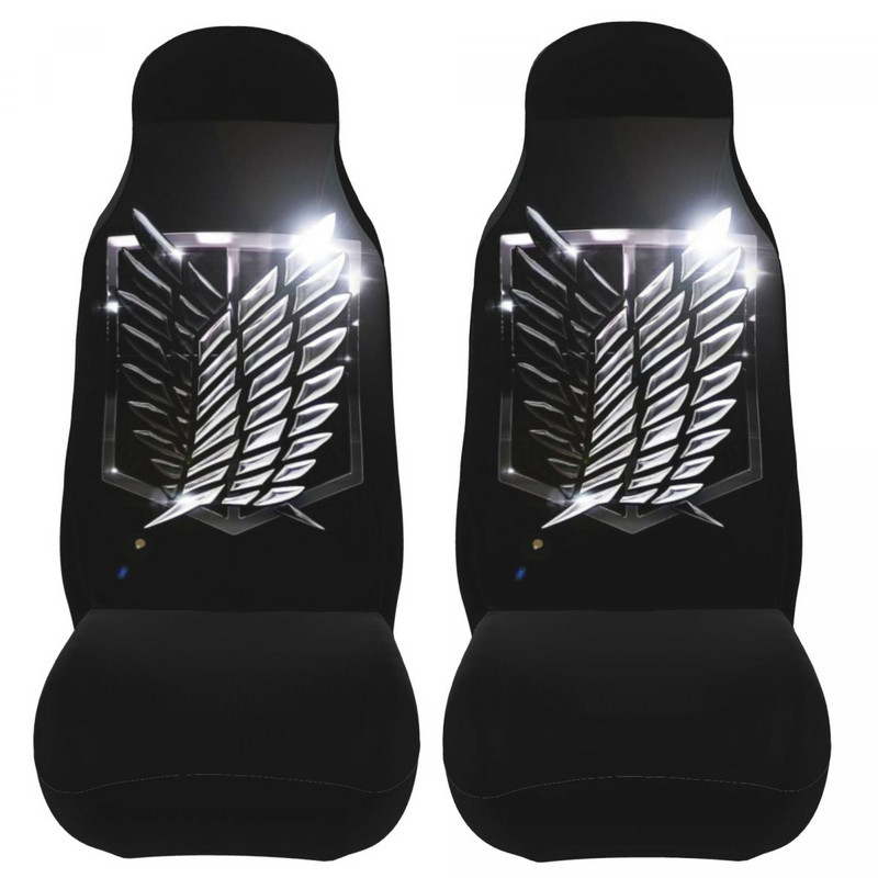 Attack On Titan Survey Corps Shine Husă universală pentru scaunul de mașină pentru majoritatea mașinilor Protecție pentru scaunul de mașină de călătorie Poliester Pescuit