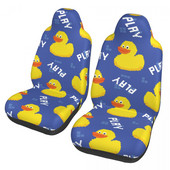 Mažas mielas anties raštas animacinis filmas Universalus automobilio sėdynės užvalkalas, apsaugantis saloną, moteriškas automobilio sėdynės kilimėlis, poliesteris, žvejyba