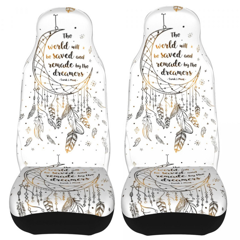 The World Will Be Saved Προστατευτικό κάλυμμα καθίσματος αυτοκινήτου Universal Αξεσουάρ εσωτερικού χώρου Stars Letter Μαξιλάρι καθίσματος/Κάλυμμα Fiber Fishing