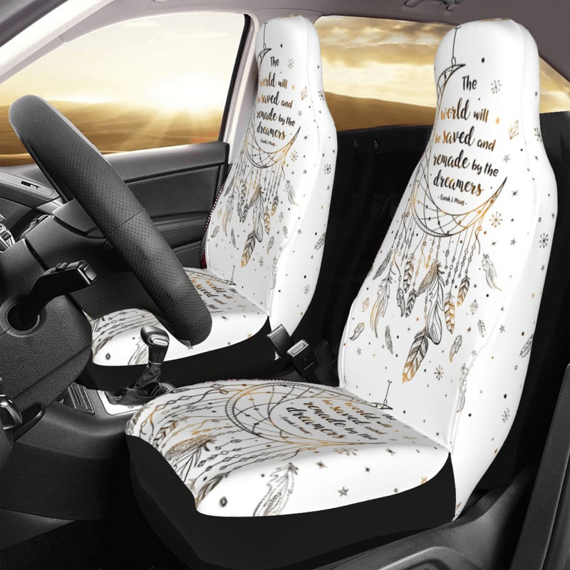 The World Will Be Saved Προστατευτικό κάλυμμα καθίσματος αυτοκινήτου Universal Αξεσουάρ εσωτερικού χώρου Stars Letter Μαξιλάρι καθίσματος/Κάλυμμα Fiber Fishing