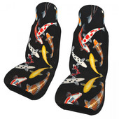 Koi Fish Lucky universaalne autoistme kate Four Seasons Women Pond Carp Water istmekatted polüester kalapüük