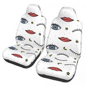 Psühhedeelsed silmad tema huultega Universaalne autoistme katte kaitse Salongitarvikud AUTOYOUTH Autoistmekatted Istmekaitse