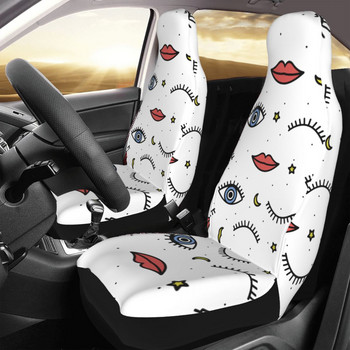 Psychedelic Eyes With His Lips Προστατευτικό καλύμματος καθισμάτων αυτοκινήτου Universal Αξεσουάρ εσωτερικού χώρου AUTOYOUTH Καλύμματα καθισμάτων αυτοκινήτου Προστατευτικό καθισμάτων