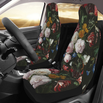 Jan Davidsz Flowers Rose Universal Προστατευτικό κάλυμμα καθίσματος αυτοκινήτου Αξεσουάρ εσωτερικού χώρου Προστατευτικό καθίσματος αυτοκινήτου Πολυεστερικό αξεσουάρ αυτοκινήτου