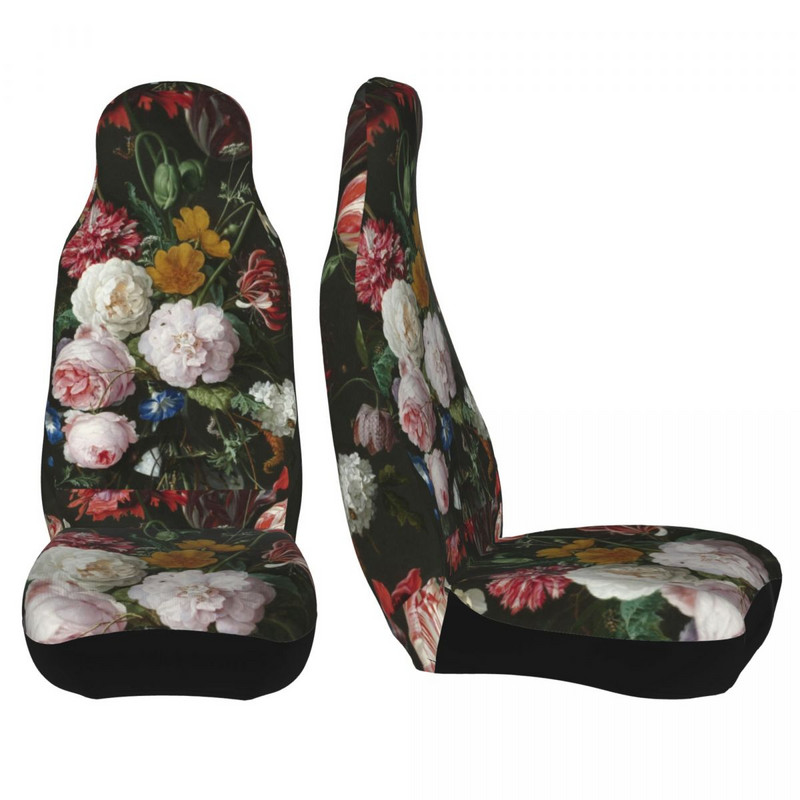 Jan Davidsz Flowers Rose Universalus automobilio sėdynės užvalkalas, apsauginis salono priedai Automobilių sėdynės apsauga, poliesteris