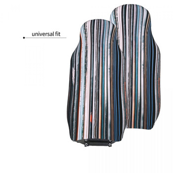 Vinyl Records Retro Stripes Universal κάλυμμα καθισμάτων αυτοκινήτου Αδιάβροχο κάλυμμα για ταξίδια μουσικής για κάθισμα αυτοκινήτου Fiber car Styling