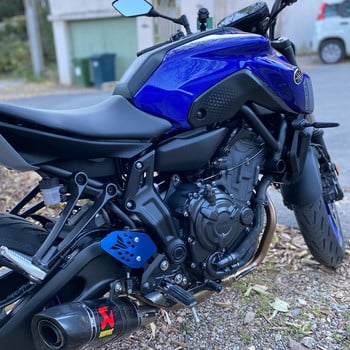 Προστατευτικό πεντάλ ποδιού MT FZ 07 Για YAMAHA MT07 Tracer FZ07 XSR700 XSR 700 Αξεσουάρ μοτοσικλέτας Προστατευτικό πλάκας φτέρνας ποδιού μανταλάκι