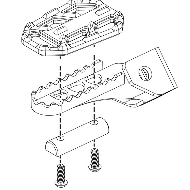 CNC Billet Φαρδιά Πόδι Πεντάλ Ποδαράκια Στήριγμα για BMW F750GS F850GS G310GS R1200GS S1000XR R Nine T Scrambler R nine T Urban/GS