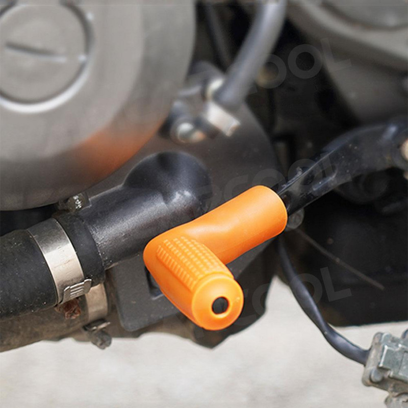 Motociklo pavarų perjungimo svirties apsaugos dangtelis pavarų perjungiklio batų apsaugos dėklas, skirtas bagažinės motociklo pavarų perjungimo svirties rankovės guminei kojinei