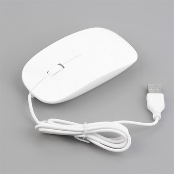 Ενσύρματο ποντίκι 2 κουμπιά 1200DPI USB Οπτικό ποντίκι Εξαιρετικά λεπτό ποντίκι υψηλής ποιότητας USB για υπολογιστή Επιτραπέζιος υπολογιστής Οικιακό γραφείο