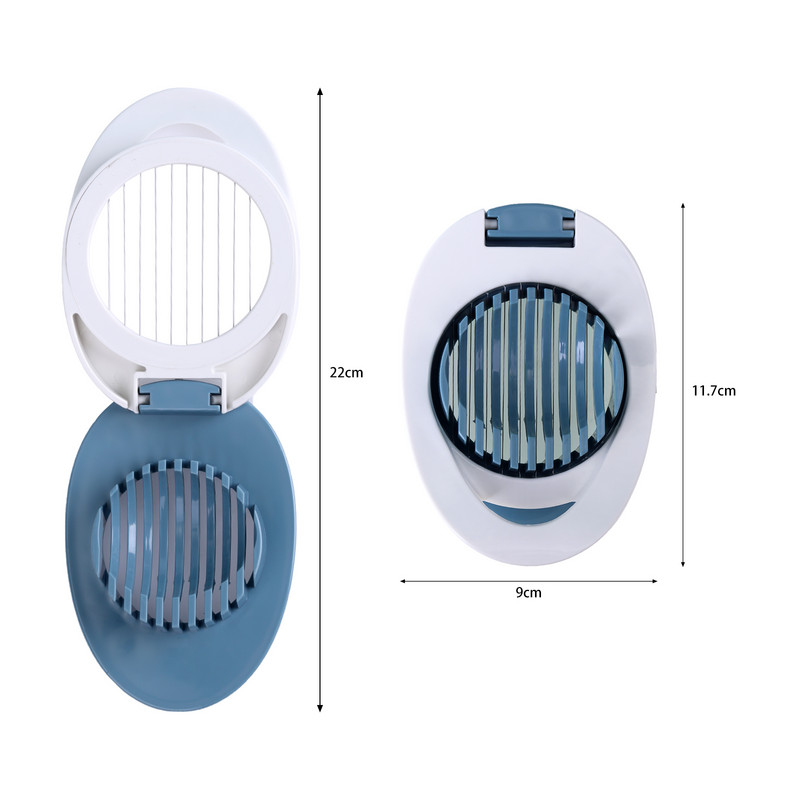 Πολυλειτουργικοί τεμαχιστές Αυγοκόφτης Fancy Splitter Εργαλείο κοπής αυγών Οικιακός κόφτης αυγών για φαγητό Gadget κουζίνας λαχανικών φρούτων