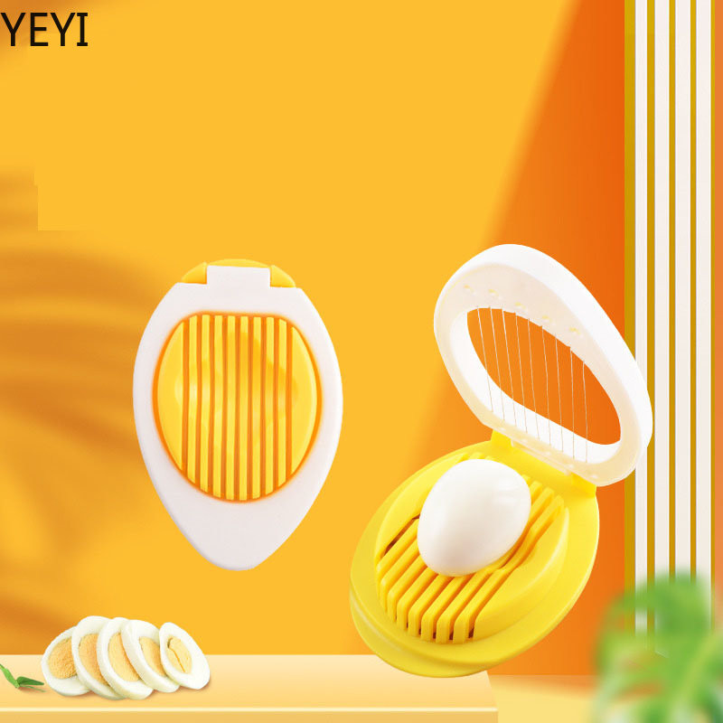 Tăiător portabil de ouă Unelte Accesorii pentru bucătărie Sârmă din oțel inoxidabil Cutter drăguț pentru ouă Gătit Coacet Gadget utile Cocina acasă