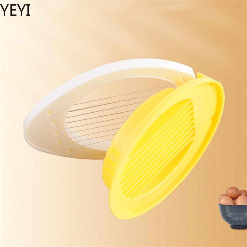 Tăiător portabil de ouă Unelte Accesorii pentru bucătărie Sârmă din oțel inoxidabil Cutter drăguț pentru ouă Gătit Coacet Gadget utile Cocina acasă