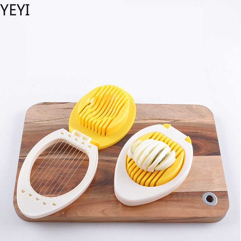 Tăiător portabil de ouă Unelte Accesorii pentru bucătărie Sârmă din oțel inoxidabil Cutter drăguț pentru ouă Gătit Coacet Gadget utile Cocina acasă