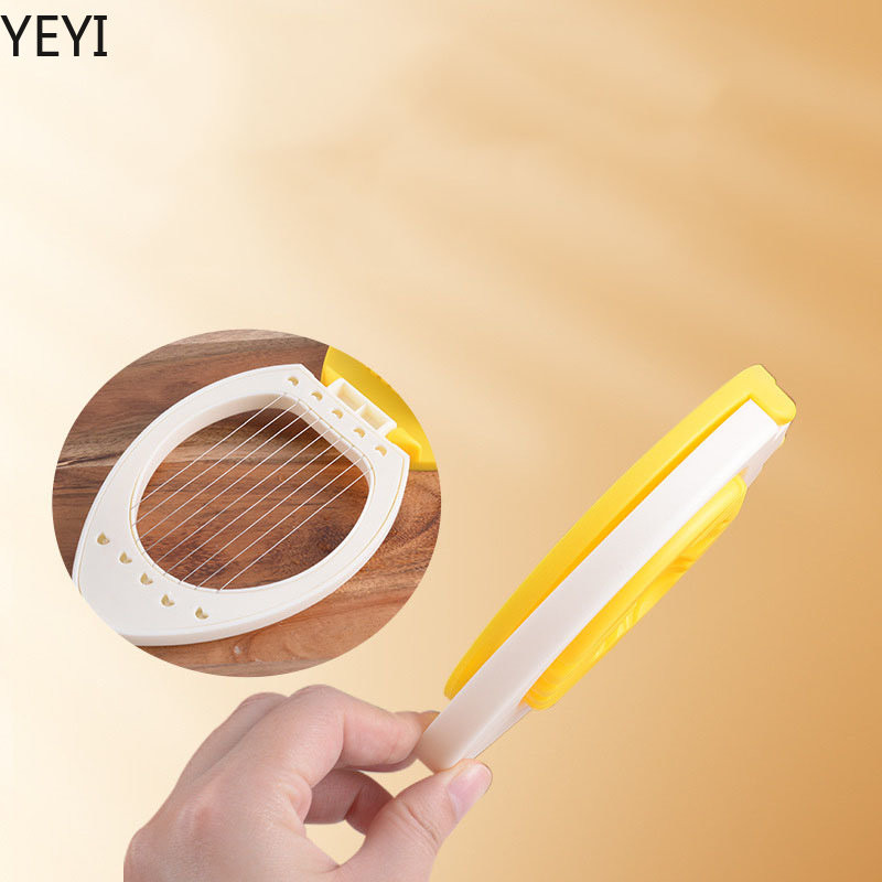 Tăiător portabil de ouă Unelte Accesorii pentru bucătărie Sârmă din oțel inoxidabil Cutter drăguț pentru ouă Gătit Coacet Gadget utile Cocina acasă