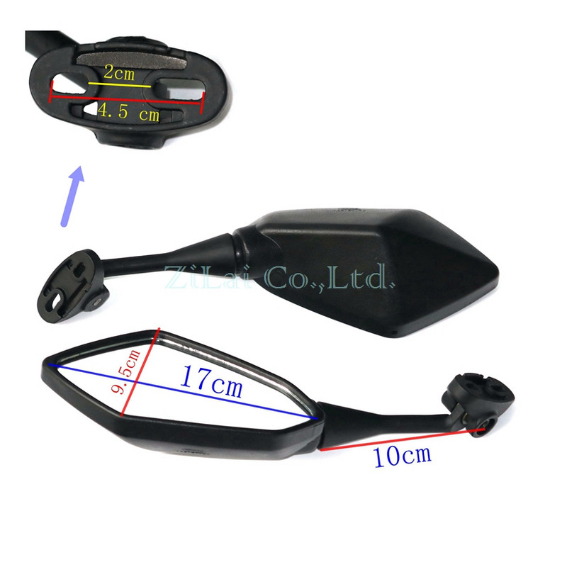 LMoDri Racing Motorcycle Mirrors Sport Bike Καθρέπτης οπισθοπορείας για Honda CBR F4 F4i / RC51 / RVT 1000 DD250E/DD300/350 HYOSUNG GT