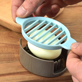 Обикновен нож за яйца Чопър Мултифункционален нож за плодова салата 3 в 1 Инструмент за нарязване на яйца Инструмент за нарязване на яйца Кухненски прибори Инструмент за готвене