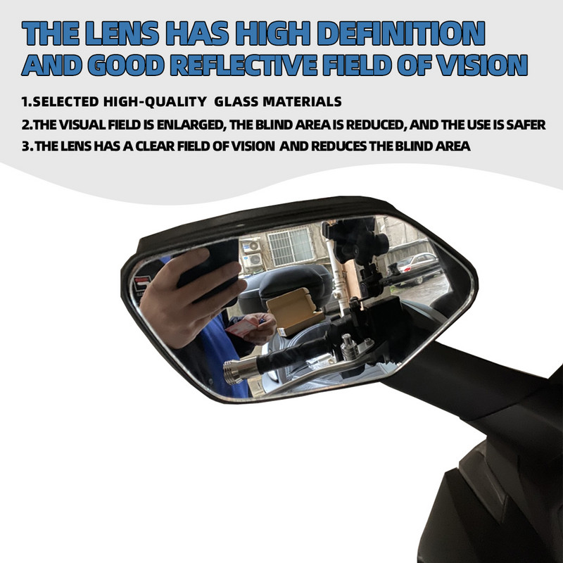 Pentru HONDA Forza 350 Forza 750 Forza350 NSS 350 Accesorii Oglinda convexa Creste Oglinzi retrovizoare Oglinda laterala Vedere Lentila de vedere