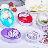 Tăiător de ouă Tăiător de ouă de calitate Tăiător de căpșuni Tăiător de ouă versatil pentru uz casnic pentru ouă, căpșuni, ciuperci, banane, fructe moi