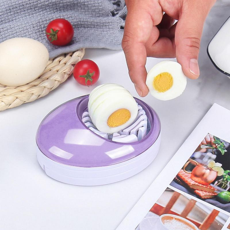 Tăiător de ouă Tăiător de ouă de calitate Tăiător de căpșuni Tăiător de ouă versatil pentru uz casnic pentru ouă, căpșuni, ciuperci, banane, fructe moi