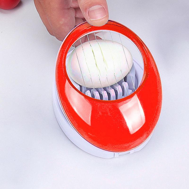 Tăiător de ouă Tăiător de ouă de calitate Tăiător de căpșuni Tăiător de ouă versatil pentru uz casnic pentru ouă, căpșuni, ciuperci, banane, fructe moi