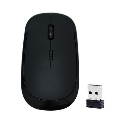 Mouse fără fir Mini 2 4GHz 1600DPI reglabil PC Computer Notebook Mouse Wireless de lucru Mouse optic