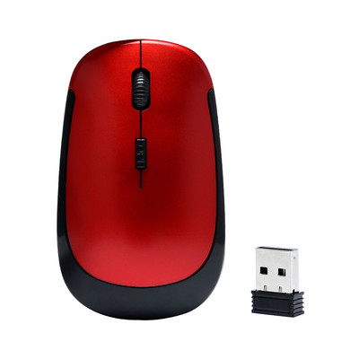 Mouse fără fir Mini 2 4GHz 1600DPI reglabil PC Computer Notebook Mouse Wireless de lucru Mouse optic