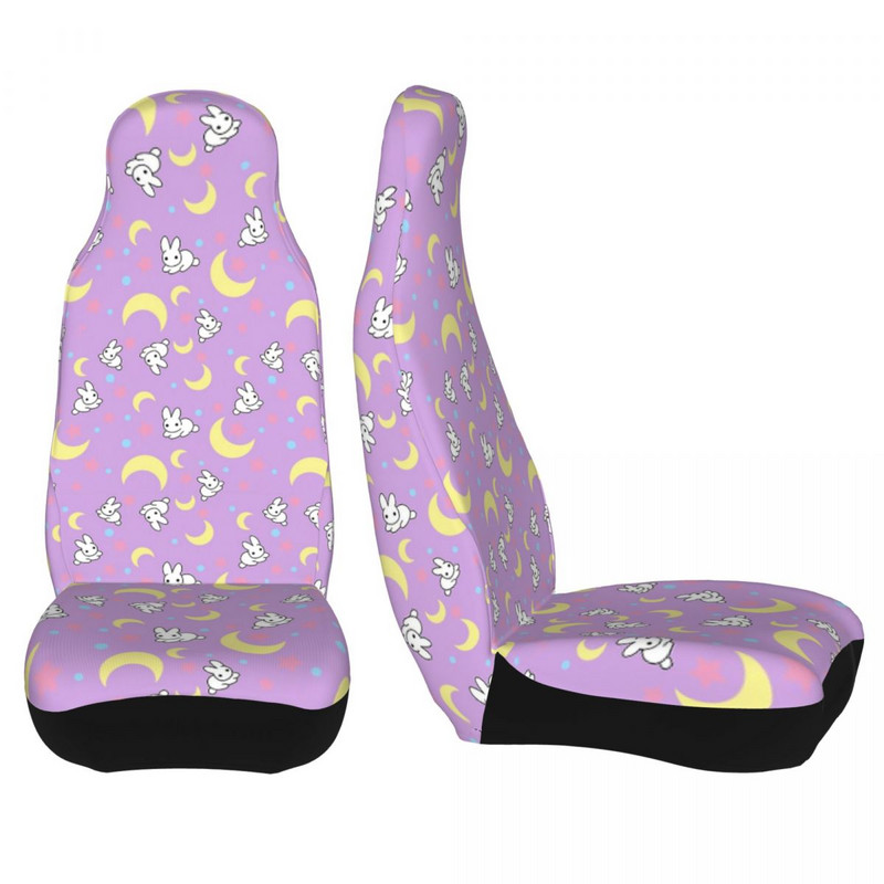 Moody Rabbits Husă universală pentru scaun auto Moon Interior Auto Potrivită pentru toate tipurile de modele Luna Protector scaun auto Poliester Pescuit
